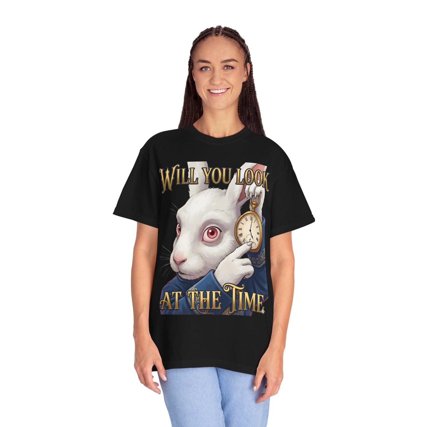 'Will You Look at the Time' Vintage Alice in Wonderland Tee