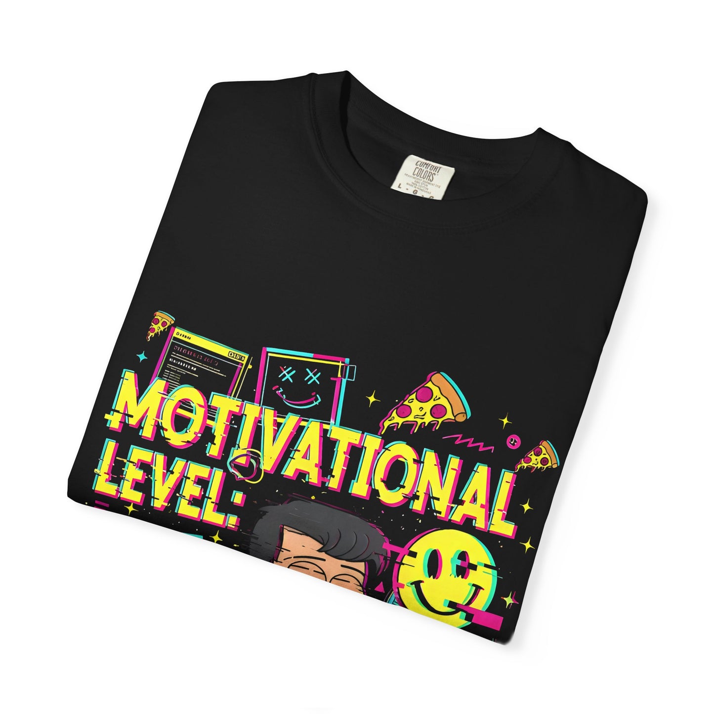 Motivational Level: Bare Minimum Graphic T-Shirt — Funny Retro Gamer Tee