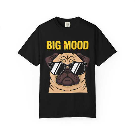 Big Mood Pug T-Shirt — Funny Sunglasses Dog Tee