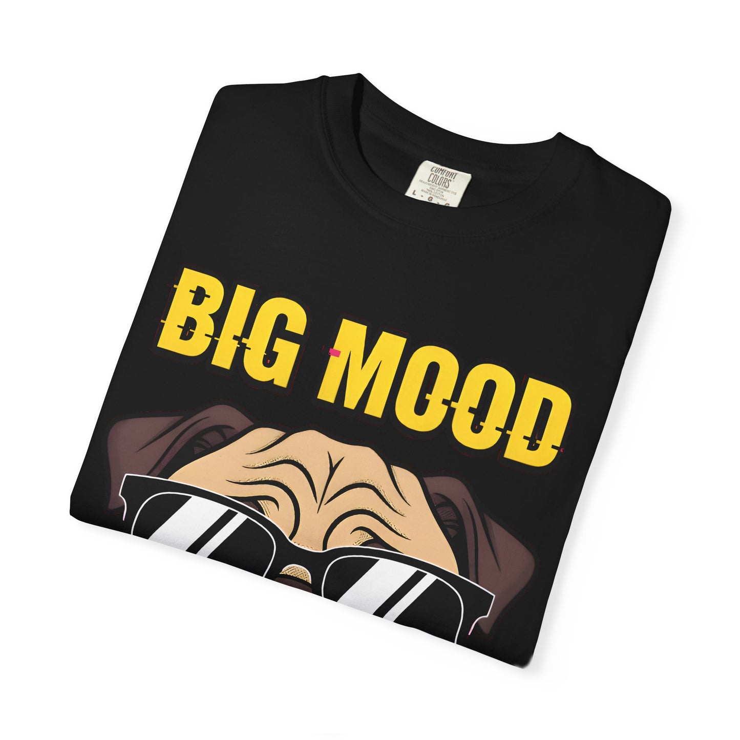 Big Mood Pug T-Shirt — Funny Sunglasses Dog Tee